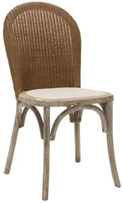 Set of 2 Beau Side Chairs - Beige Linen