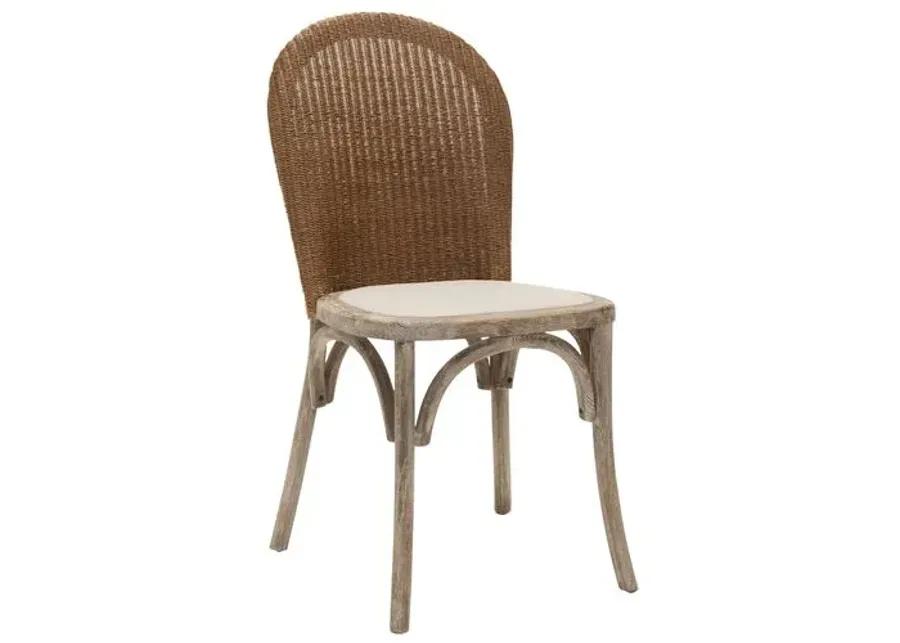 Set of 2 Beau Side Chairs - Beige Linen