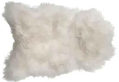 2'x3' Icelandic Sheepskin Rug - Natural - White - White