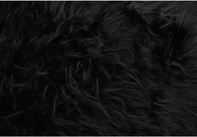 Sheepskin Rug - Black - natural - Black