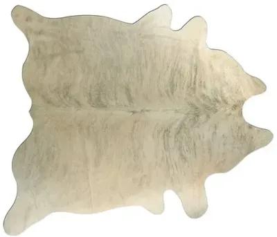 6'x7' Kobe Hide Rug - Light Brindle - natural - Beige - Beige