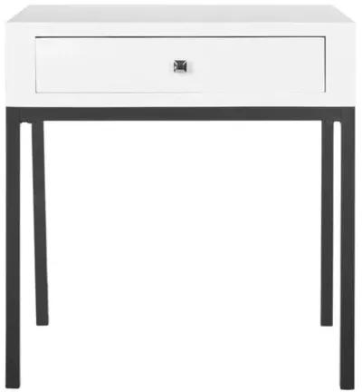 Jenna Nightstand - White/Black