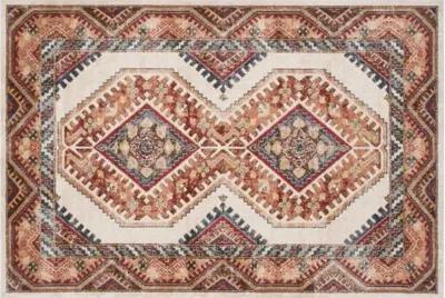 Cedar Rug - Ivory/Rust - Ivory