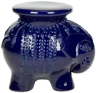 Elephant Garden Stool - Navy