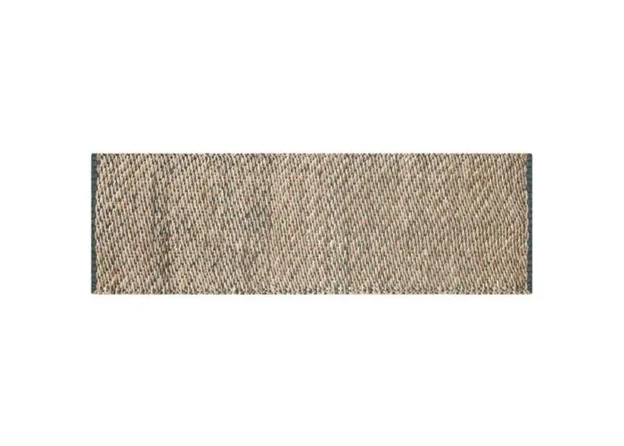 Putnam Jute Rug - Blue/Natural - Blue