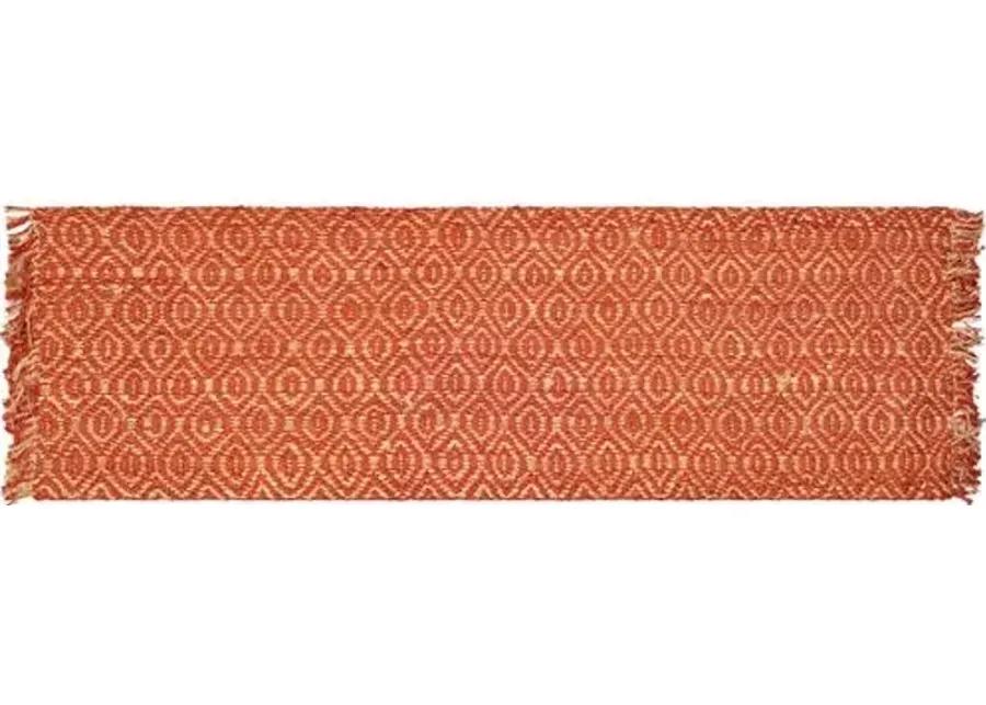 Vincent Sisal Rug - Rust - Red - Red