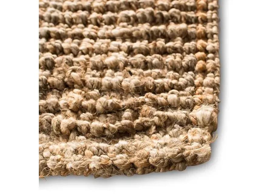 Ale Jute Rug - Natural - Brown - Brown