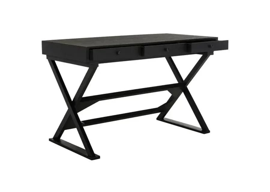 Cadden Desk - Distressed Black