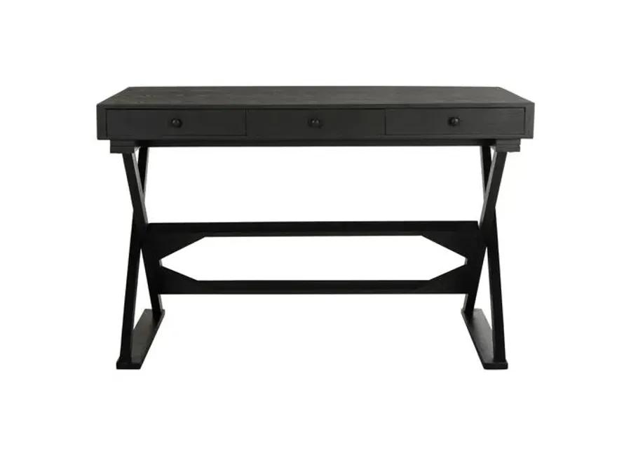 Cadden Desk - Distressed Black