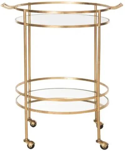 Larisa Bar Cart - Gold