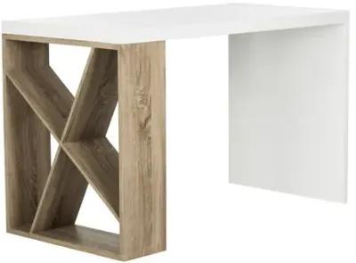 Carlene Desk - White/Oak