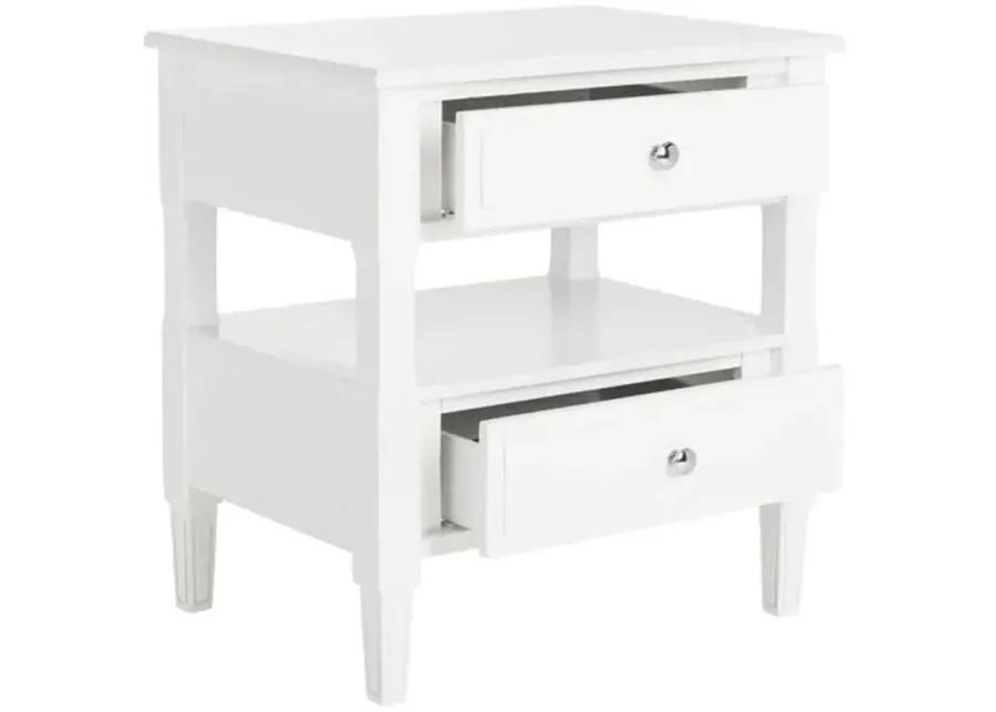 Lovisa Nightstand - White