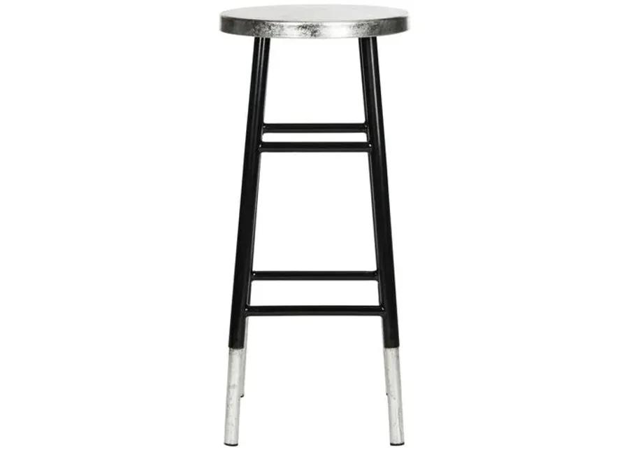 Lacie Barstool - Black - Silver