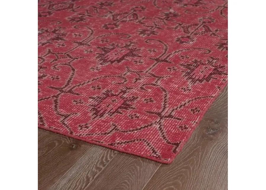 Talia Rug - Raspberry - Red - Red