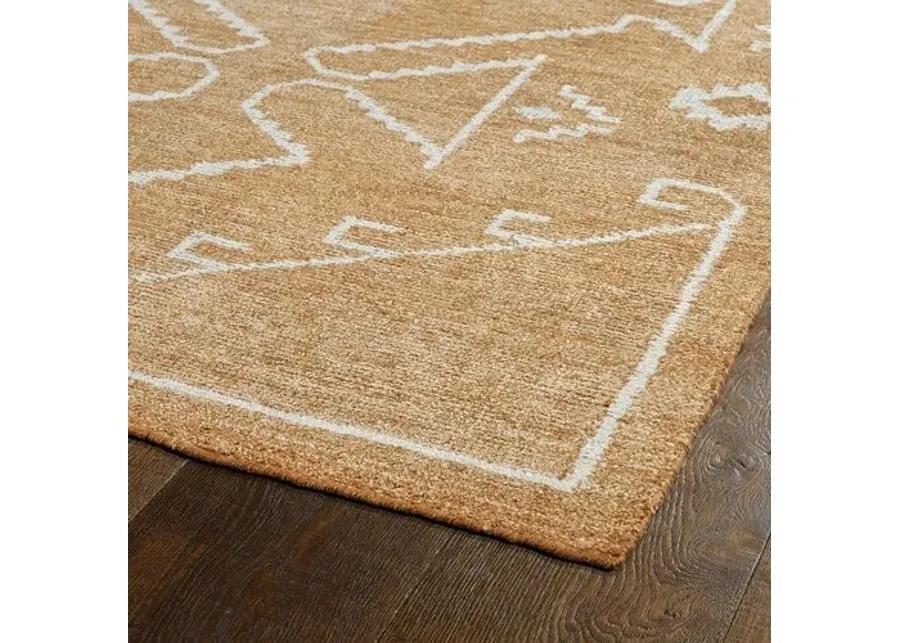 Conner Rug - Copper - Beige - Beige