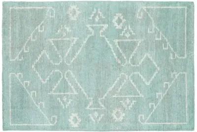 Conner Rug - Mint/Ivory - Blue - Blue