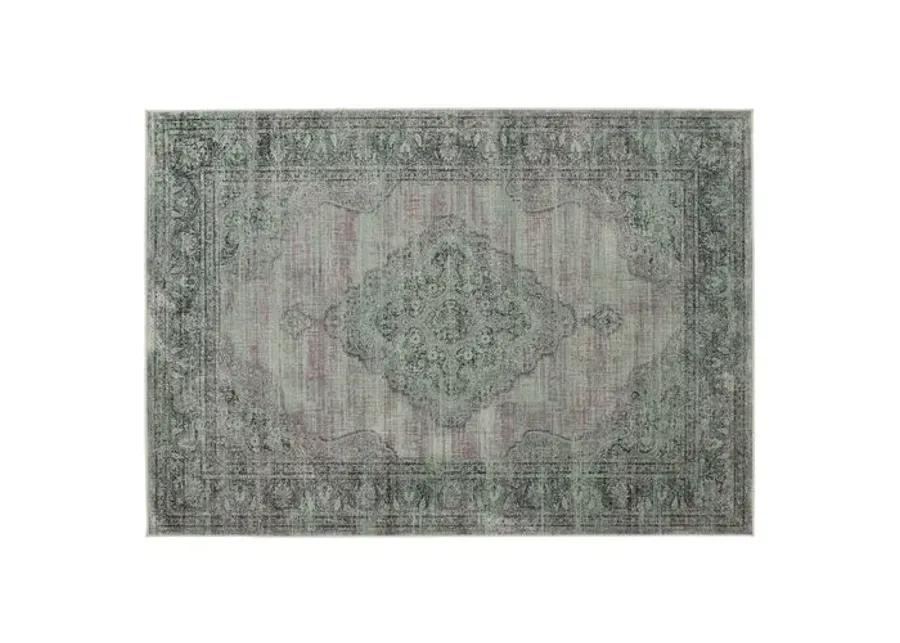 4'x5'7" Medlin Rug - Light Blue - Gray - Gray