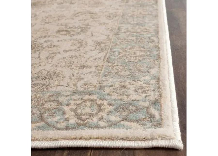 Lopa Rug - Ivory/Light Blue - Ivory