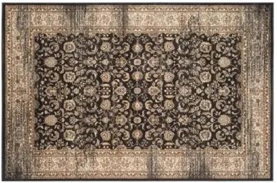 Lopa Rug - Black/Ivory - Black