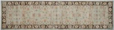 Maksym Rug - Light Blue/Black - Gray - Gray