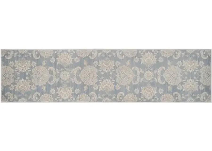 Casey Rug - Blue/Ivory - Blue