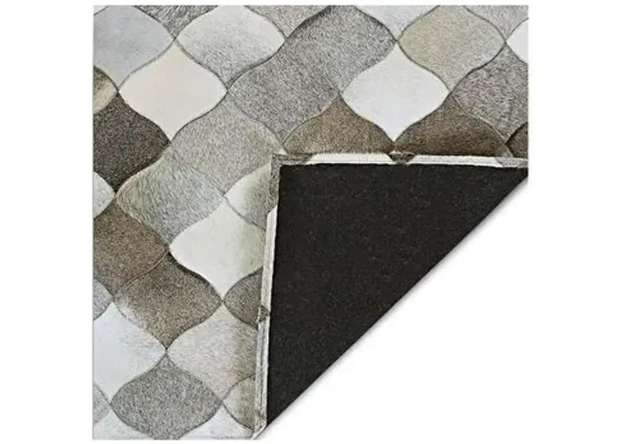 Gian Diamonds Hide - Ivory - Gray