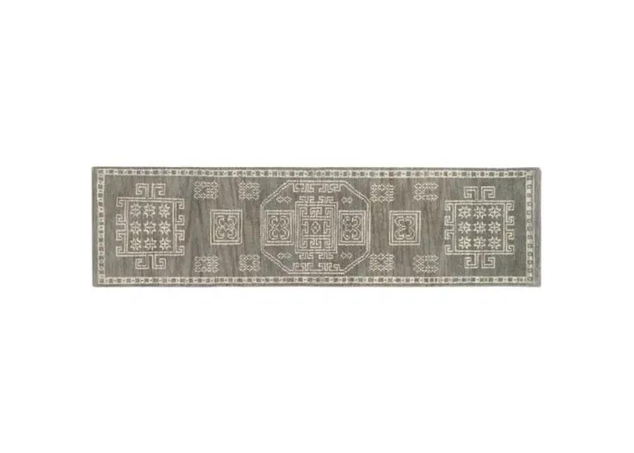 Amidala Hand-Knotted Rug - Gray - Gray