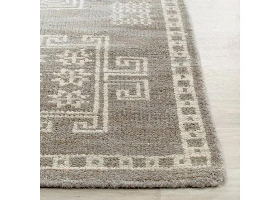 Amidala Hand-Knotted Rug - Gray - Gray