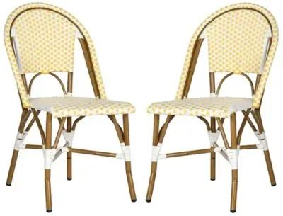 Set of 2 Sasha Bistro Side Chairs - Yellow