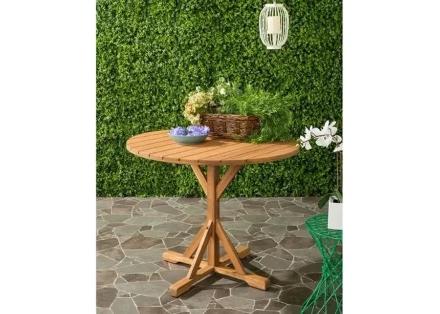 Bailey Outdoor Side Table - Natural - Brown