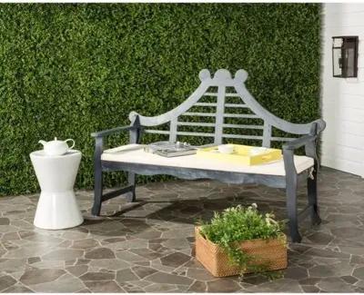 Pagoda Outdoor Bench - Ash Gray - Beige