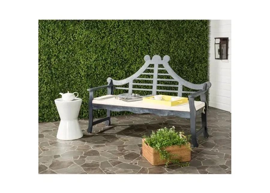 Pagoda Outdoor Bench - Ash Gray - Beige