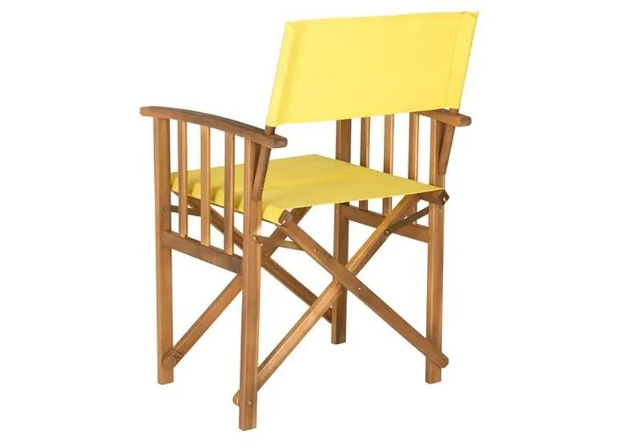 Set of 2 Miles Outdoor Director's Chairs - Yellow