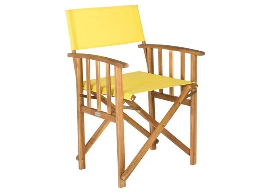 Set of 2 Miles Outdoor Director's Chairs - Yellow