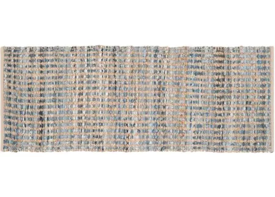 Chapin Jute Rug - Natural/Blue - Blue