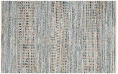 Faley Jute Rug - Natural/Blue - Blue