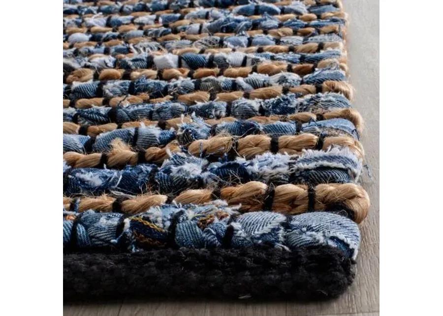 Niles Jute Rug - Blue - Blue