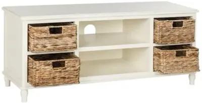 Rooney Media Console - White