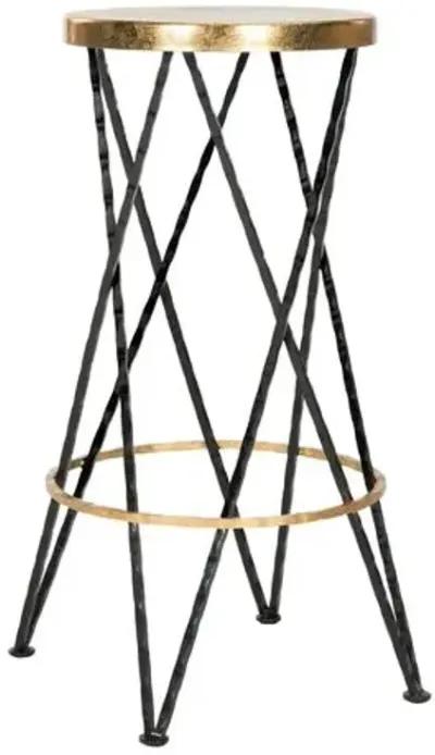 Hester Barstool - Gold/Black