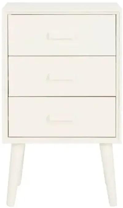 Pomona Nightstand - Antiqued White