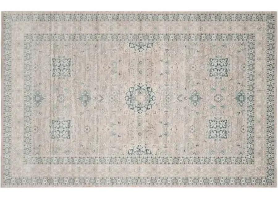 Bundo Rug - Gray/Blue - Gray