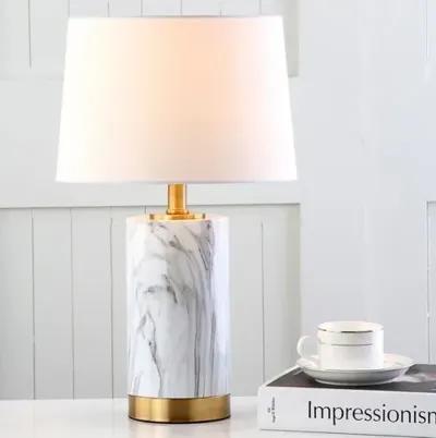 Bereto Table Lamp - White/Brass