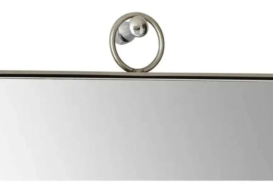 Filbert Floor Mirror - Silver