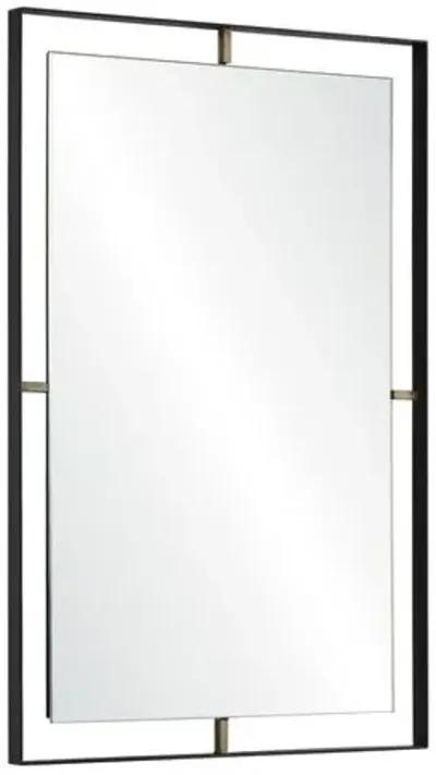 Heston Wall Mirror - Matte Black