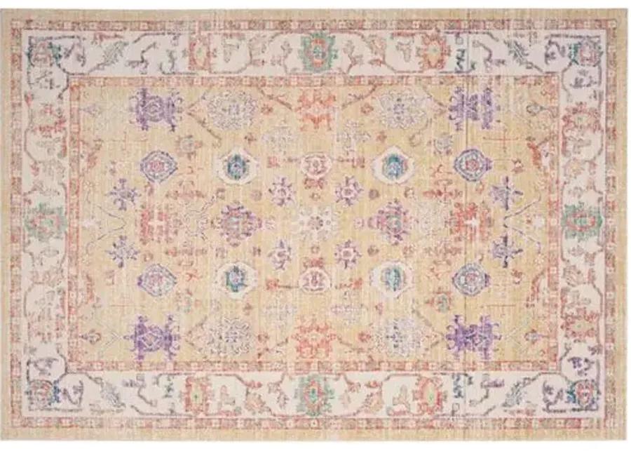 Oliviere Rug - Gold/Lavender - Purple - Purple