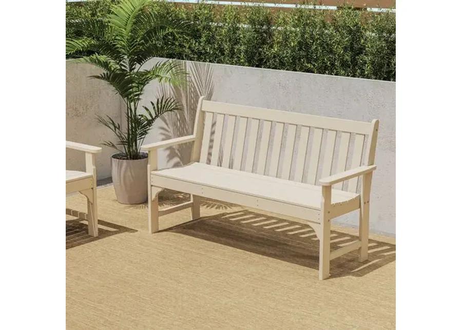 Vineyard Outdoor Bench - Sand - Beige