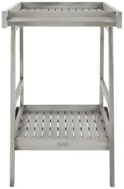 Renzo Outdoor Bar Cart - Gray