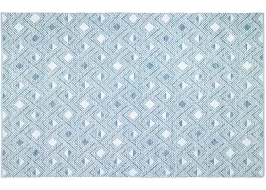 Jude Kids' Rug - Blue/Ivory - Blue by One Kings Lane | Furniture.com