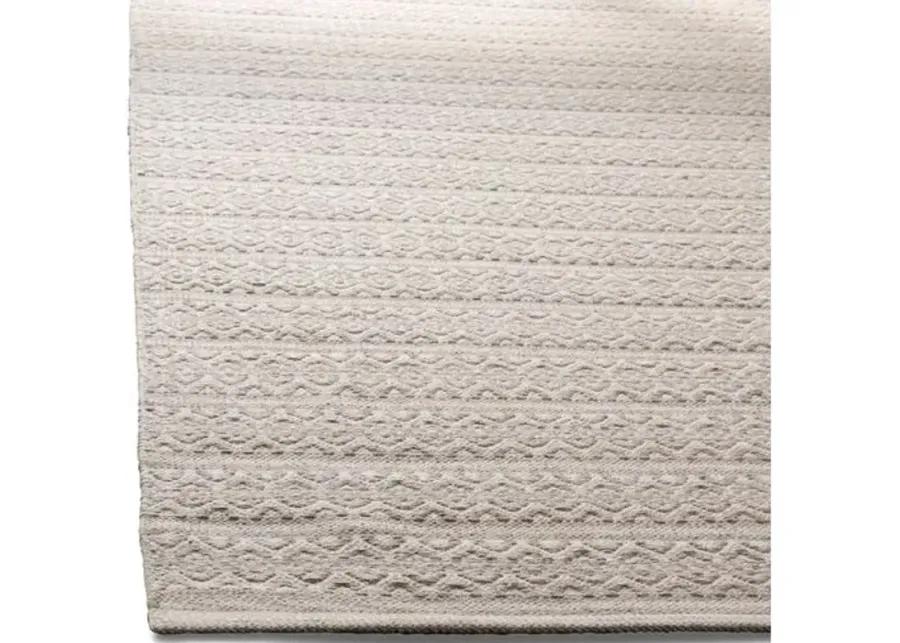 Tauk Flat-Weave Rug - Ivory/Gray - Gray