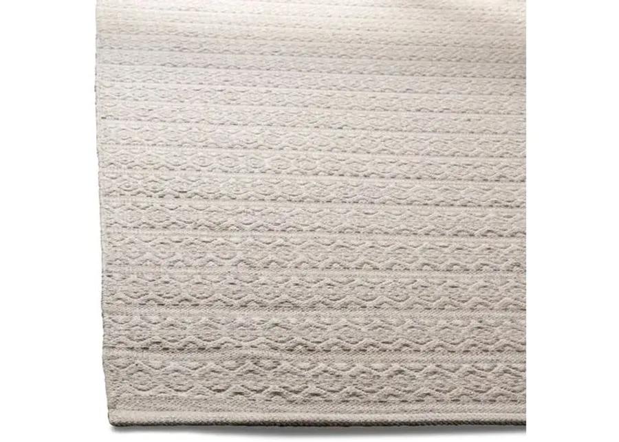 Tauk Flat-Weave Rug - Ivory/Gray - Gray